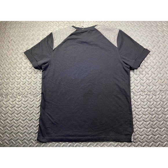 GUESS Jeans Shirt Adult Large Black Short Sleeve Outdoor Casual Preppy Men's - Picture 11 of 11